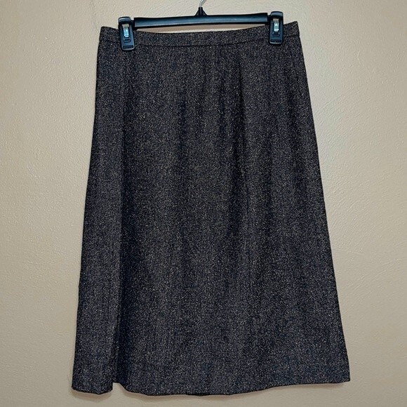 Women’s Pendleton Tweed Wool blend knee length skirt winter workwear teacher - Picture 2 of 7